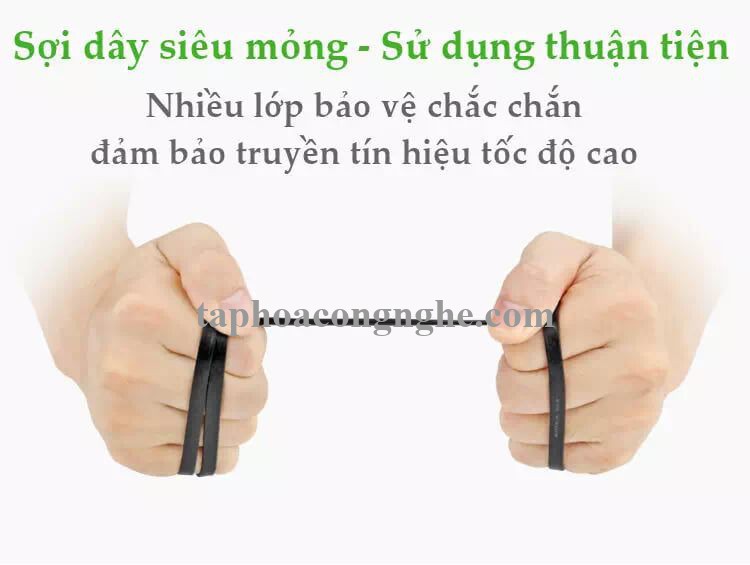 Ugreen 11240 10M màu Đen Cáp mạng LAN CAT6 UPT cáp dẹp NW104 30011240